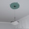Ekena Millwork Attica PVC Medallion (Canopies up to 6 3/4"), 19"OD x 3 1/2"ID x 1"P, Metallic Sea Mist CMP19ATFSM - alternate 10